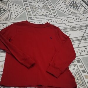 Polo by Ralph Lauren Kids Red Long Sleeve Tee